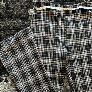 Timing Men's Plaid Pants - Black, White, and Brown